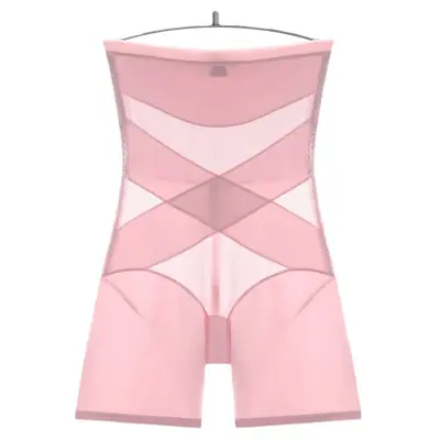 Übergröße Bauchkontroll-Korsett-Slip mit hoher Taille, atmungsaktiv