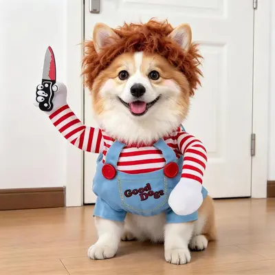 Funny Dagger Costume for Dogs, Halloween Dog Clothes - 7