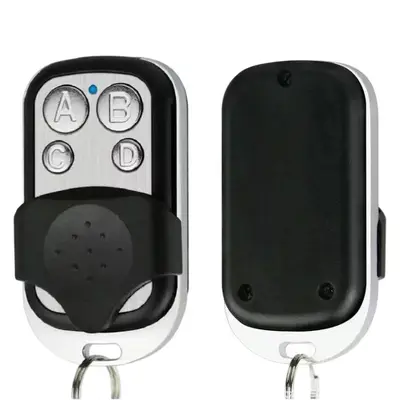 Export Brazil Metal 4-Button Copy Clone Garage Door Retractable Door Rolling Shutter Electric Door 433MHZ Rolling Code Remote Control