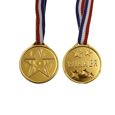 Kindergarten Star Medal Set, Gold Silver Bronze Reward Toys - 11