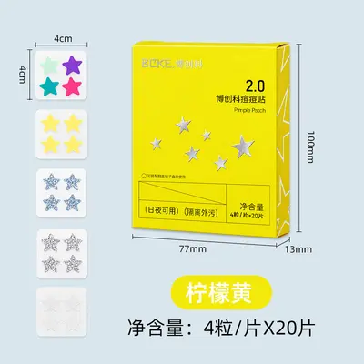 Hydrocolloid Pimple Patches with Mirror Case Refill Pack