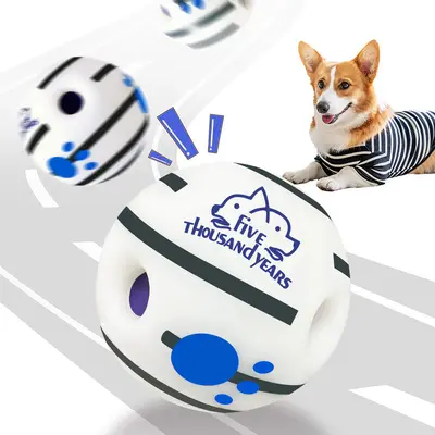 Squeaky Ball Dog Toy for Small, Medium and Large Dogs, Bite-Resistant - 9