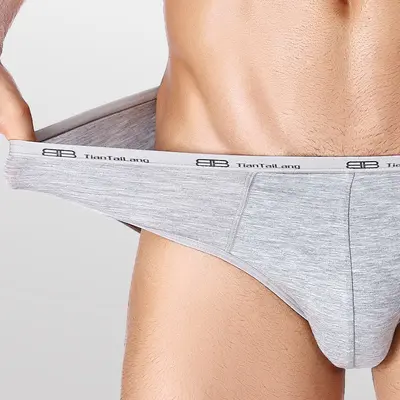 Herren-Slips aus Modal, mittlere Taille, hochelastisch, Plus Size