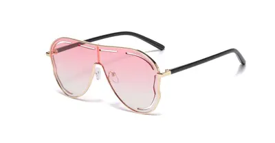 2025 Large Irregular-Shaped One-Piece Lens Sunglasses for Men - 10