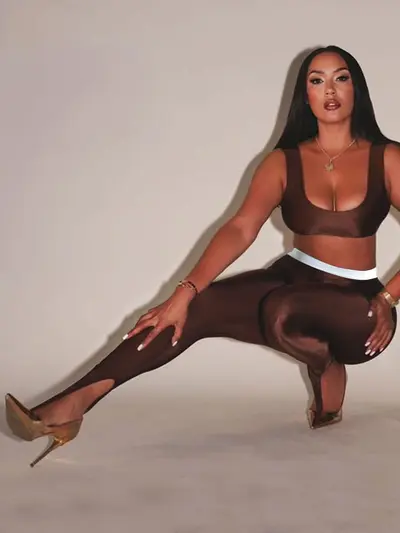 Yüksek Elastikiyetli Örme Yoga Taytı, Parlak İpek Görünüm, İnce Dış Tayt - 10