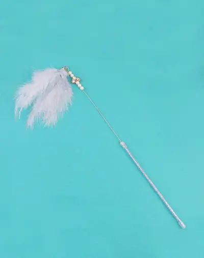 Fairy Feather Bell Cat Toy, Handheld, Sound - 7