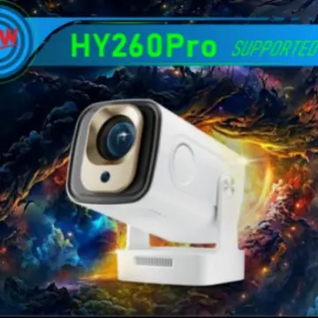 HY300/HY300pro silindir projektör akıllı Android 4K ev kablosuz taşınabilir ekran projeksiyonu Android 13 - 11