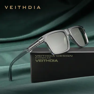 Herren-Sonnenbrille polarisiert Farbwechsel eckig modisch Sonnenbrille Sonnenschutz UV-Schutz Kunststoff-Sonnenbrille grenzüberschreitend neuer Stil 7918 - 2