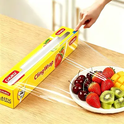 Plastik sarma kesme kutusu mutfak drop Shipping gıda sınıfı plastik evrensel büyük rulo güzellik salonu sürgülü bıçak plastik sarma