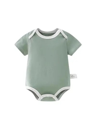 Thin Short-Sleeve Summer Baby Romper for Boys and Girls - 4