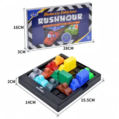 Children's Car Unloading Puzzle Parking Lot Logic Toy - 7