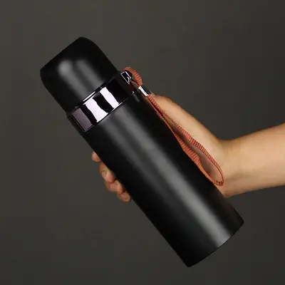 304 paslanmaz çelik termos bardak, 1 litre kapasiteli, taşınabilir - 8