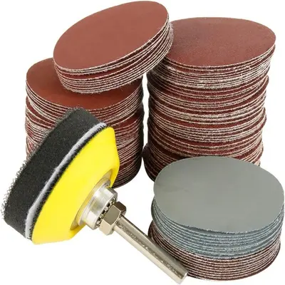 2 inç Zımpara Disk Pad Seti 100 Adet 80-3000 Kum - 6