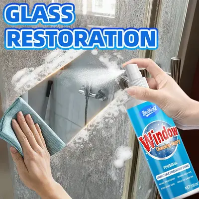 Bathroom Mirror Water Stain Remover, Anti-Fog Spray