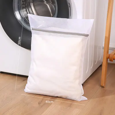 Thick Fine Mesh Laundry Bag, Protective Wash Bag for Washing Machines - 8