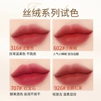 MCCEC 602 Classic Bullet Lipstick, Small Pepper Shade, Non-Stick, Fade-Resistant Matte - 3