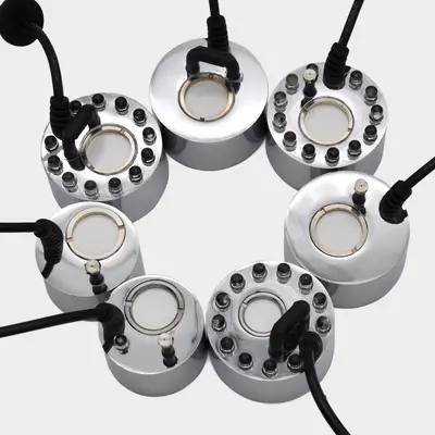 24V çinko alaşımlı plastik ultrasonik hava nemlendirici atomizer aksesuarları atomizasyon başlığı 16mm20mm atomizasyon levhası
