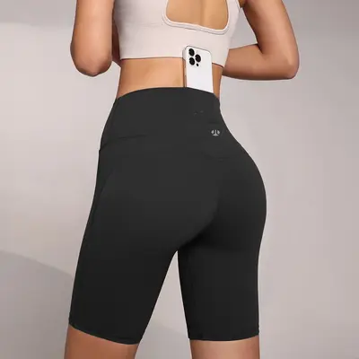 Butt-Lifting Double-Layer Yoga Cycling Shorts for Women - 6