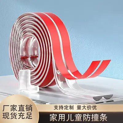 Transparent Table Edge Anti-Collision Strip, Child-Safe Corner Guard