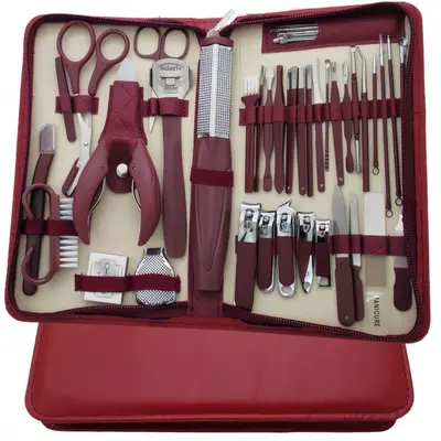 Nail care set, 42-piece with clippers and tweezers - 2