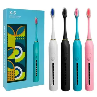 Electric Toothbrush Cross-Border Portable Smart Teeth Cleaning Gadget Rechargeable Fully Automatic Electric Toothbrush for Adults