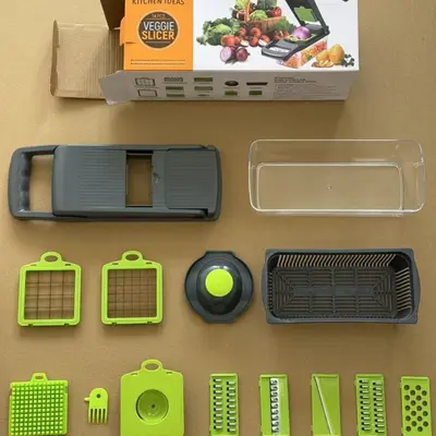 Kitchen vegetable chopper, potato shredder multitool - 8