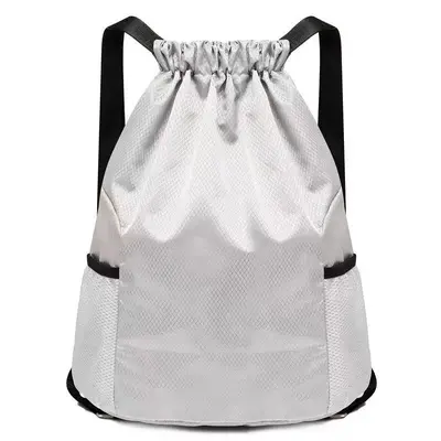 Waterproof Drawstring Basketball Backpack, Customizable Logo, Side Pocket, Large Capacity - 10