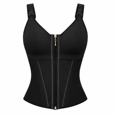 Compression Tummy Control Women's Sports Shapewear Top, Breathable Mesh - 8