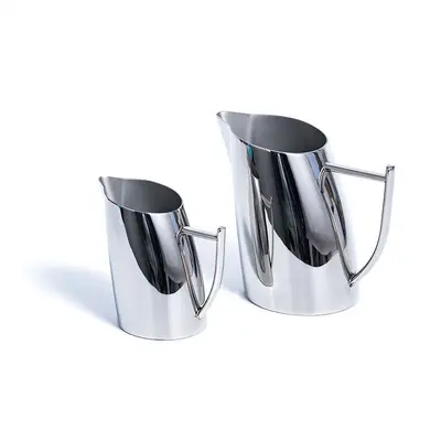 304 Stainless Steel Angled-Spout Milk Pitcher for Latte Art