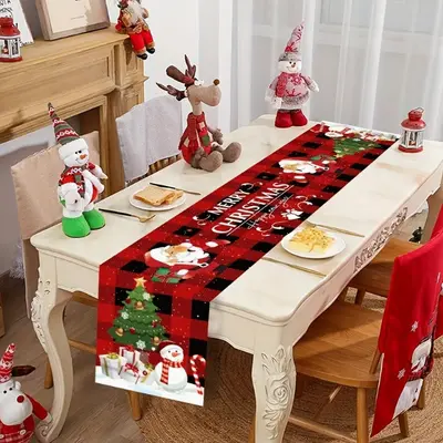 Christmas Digital Print Table Runner and Placemat - 13