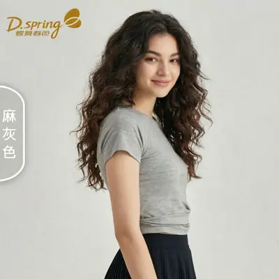 Women's Quick-Dry Short-Sleeve Running T-Shirt, Fitted, Pilates - 7