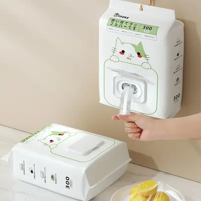 猫咪一次性弹力保鲜罩食品级专用保鲜膜袋多功能冰箱剩菜碗盘盖膜