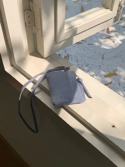 Women's Suede Coin Purse, Neck-Strap Mini Bag with ID Card Slot, Korean Style 2026 - 11