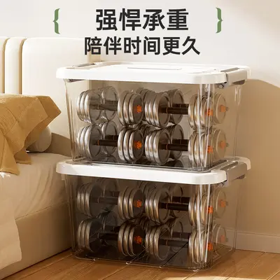 Z1280加厚透明收纳箱家用车用衣服收纳盒衣柜玩具零食整理箱 - 3