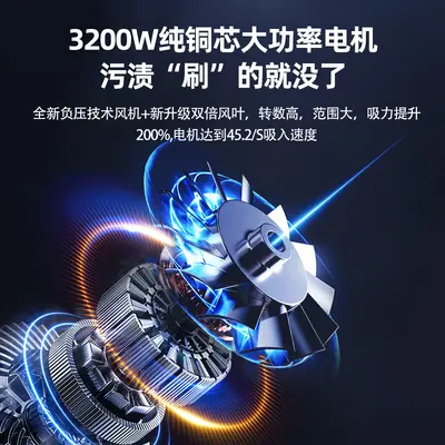 Industrial Wet and Dry Vacuum Cleaner, High Power, for Renovation and Car Wash