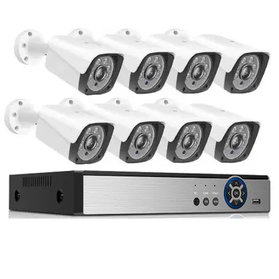 Özelleştirilmiş AHD koaksiyel tabanca kamera seti izleme CCTV seti metal kabuk su geçirmez video kaydedici isteğe bağlı - 2