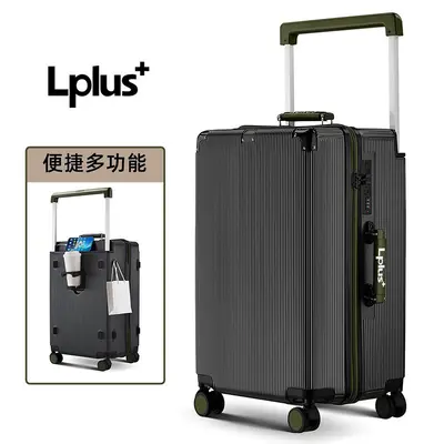 Lplus 24-Inch Aluminum Frame Combination Lock Trolley Suitcase - 10
