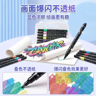 Flashy Marker Pens Student Set Multicolor - 3