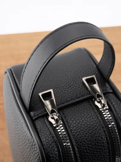 Men's PU Clutch Bag, Large Capacity, Zipper, Waterproof - 4