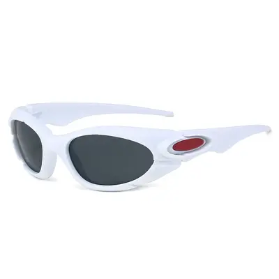 Oval Leopard Print Sunglasses, Fits Small Faces, UV Protection - 4