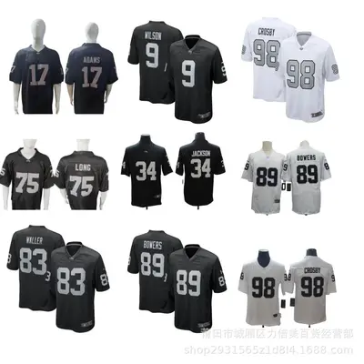Raiders Legend Retro Nakışlı Rugby Forması, İkinci Nesil, Fan Elite Edition