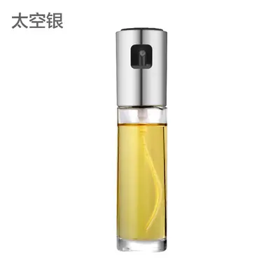 Spray oil bottle kitchen oil control bottle spray barbecue glass oil dispenser spice bottle push type oil spray bottle - 9
