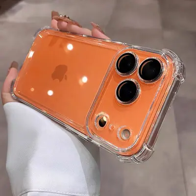 适用苹果17手机壳四角防摔气囊 iPhone 17 Pro电镀保护套厂家直销 - 8