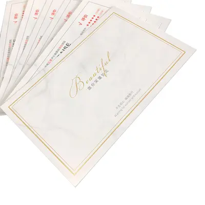Custom Printed Folded Greeting Card and Postcard, Thank You Card
