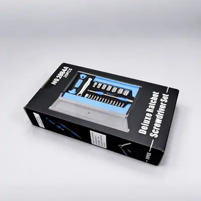 39-in-1 Ratchet Screwdriver Set with Sockets and Hex Bits - 3