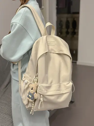Campus-Style Student Backpack for Girls and Boys, Middle and High School - 4