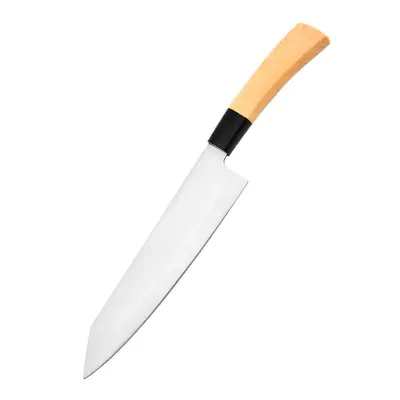 Japanese-style kitchen knife set, stainless steel, wood-pattern handle - 11