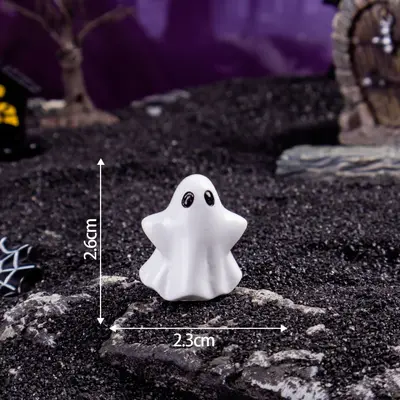Halloween Floating Ghost Desktop Ornament, Resin DIY Decorative Figure - 10