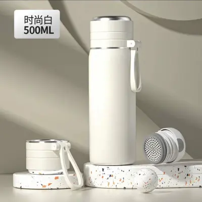 大容量316不锈钢保温杯学生简约高颜值专用双饮杯子便携户外杯子 - 9
