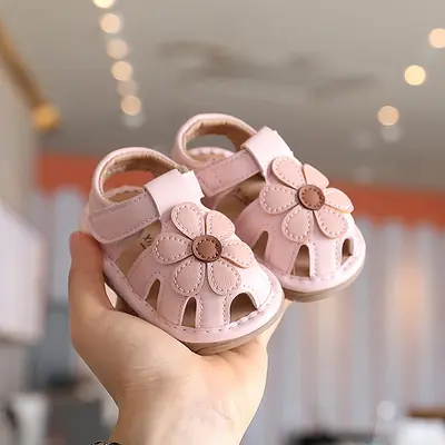 Baby Sandals, Soft-Sole Non-Slip First Walking Shoes, 0-2 Years - 4